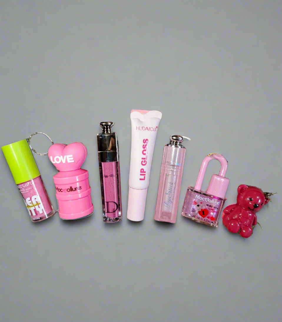 🌈🧸 "Dreamy Gloss Charmies" Lip gloss and balm collection