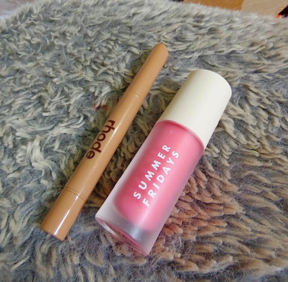 Glow & Define: Summer Fridays Lip Oil + Rhode Lip Liner Duo