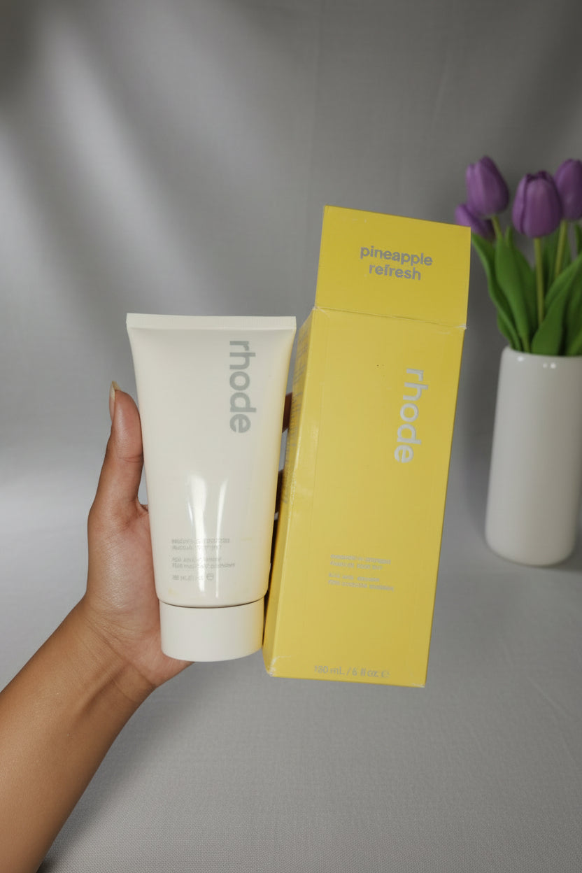 Rhode Pineapple Cleanser – Brightening Gel Face Wash with Pineapple Extract.