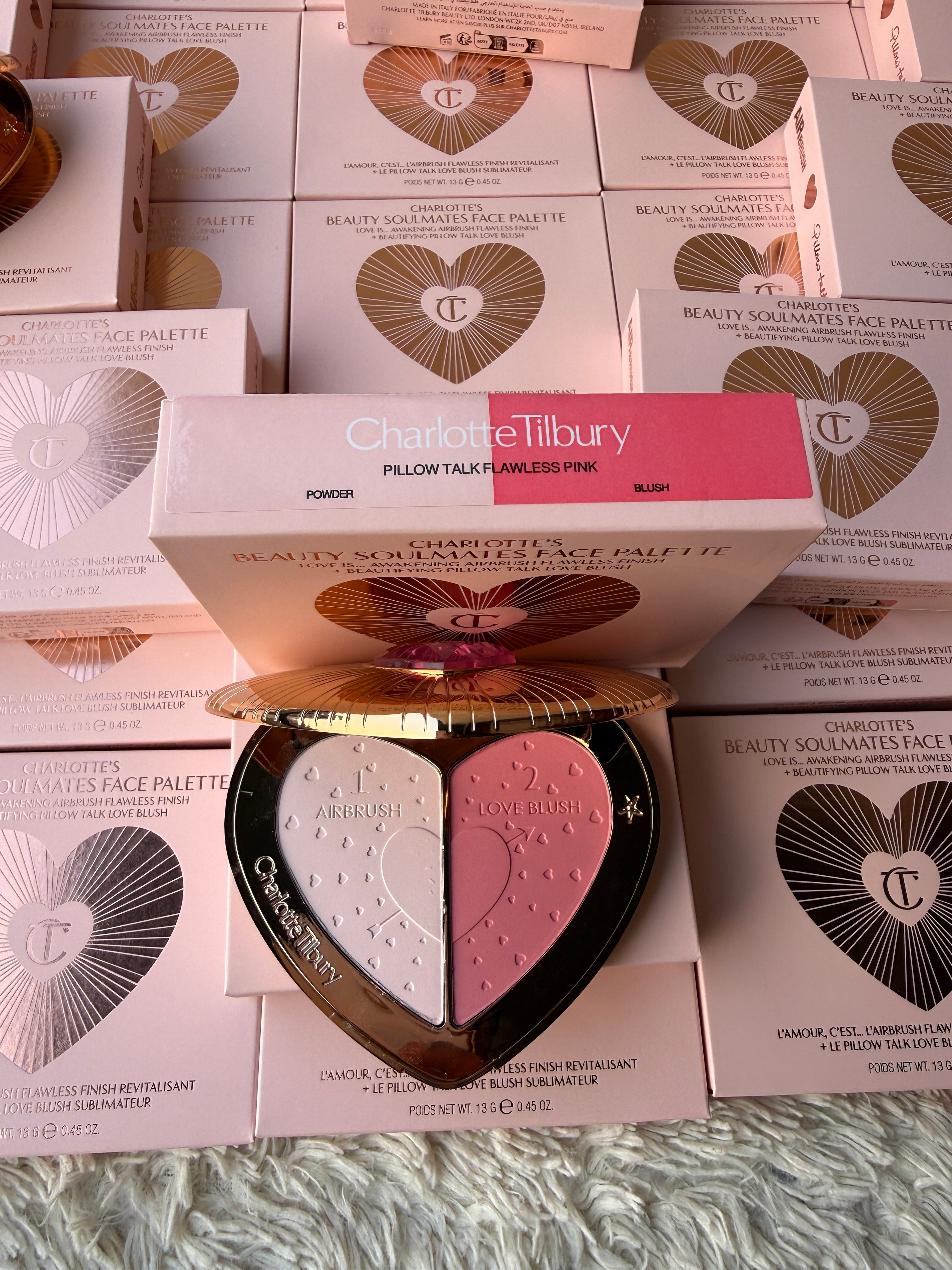 Charlotte Tilbury Beauty Soulmates Palette – Blush & Face powder Duo for Radiant Finish(Get Free Delivery & Gifts🎁)