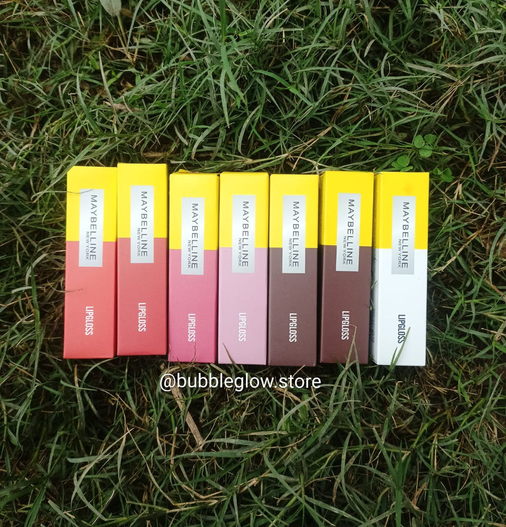 Maybelline Lip Gloss – High Shine, Non-Sticky & Hydrating Finish.