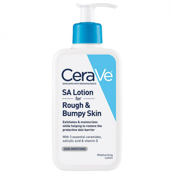 CeraVe SA Lotion for Rough & Bumpy Skin – Smoothing & Exfoliating Moisturizer