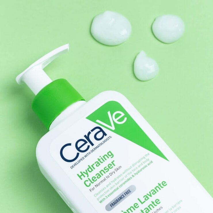CeraVe Hydrating Facial Cleanser – Gentle Cleanser for Normal to Dry Skin