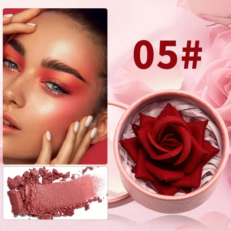 Long-Lasting Flower Blush & Highlighter – Soft Radiant Glow