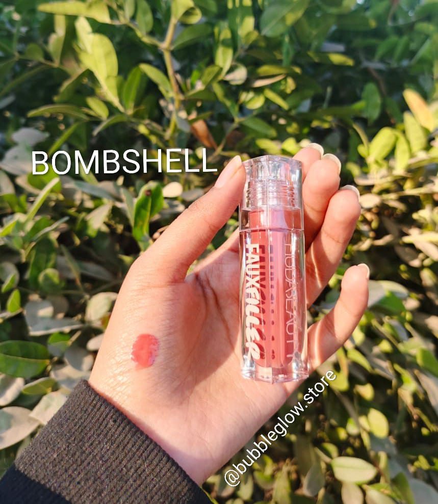 Huda Beauty Fauxfiller Lip Gloss – High Shine & Non-Sticky