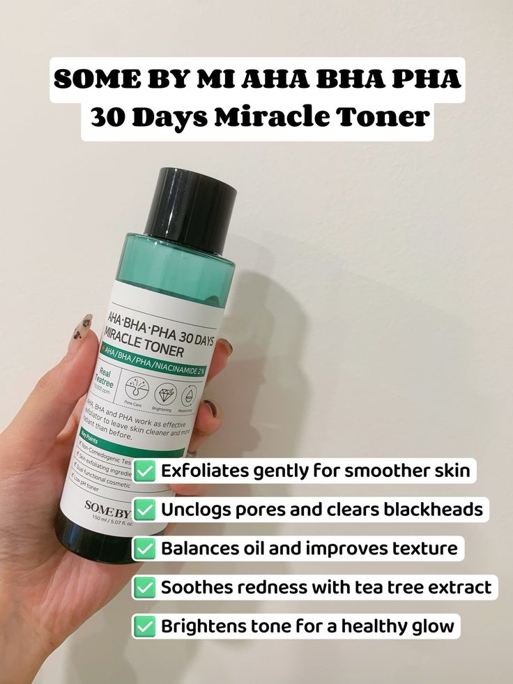Some By Mi AHA BHA PHA Miracle Toner – Acne Care & Gentle Exfoliation