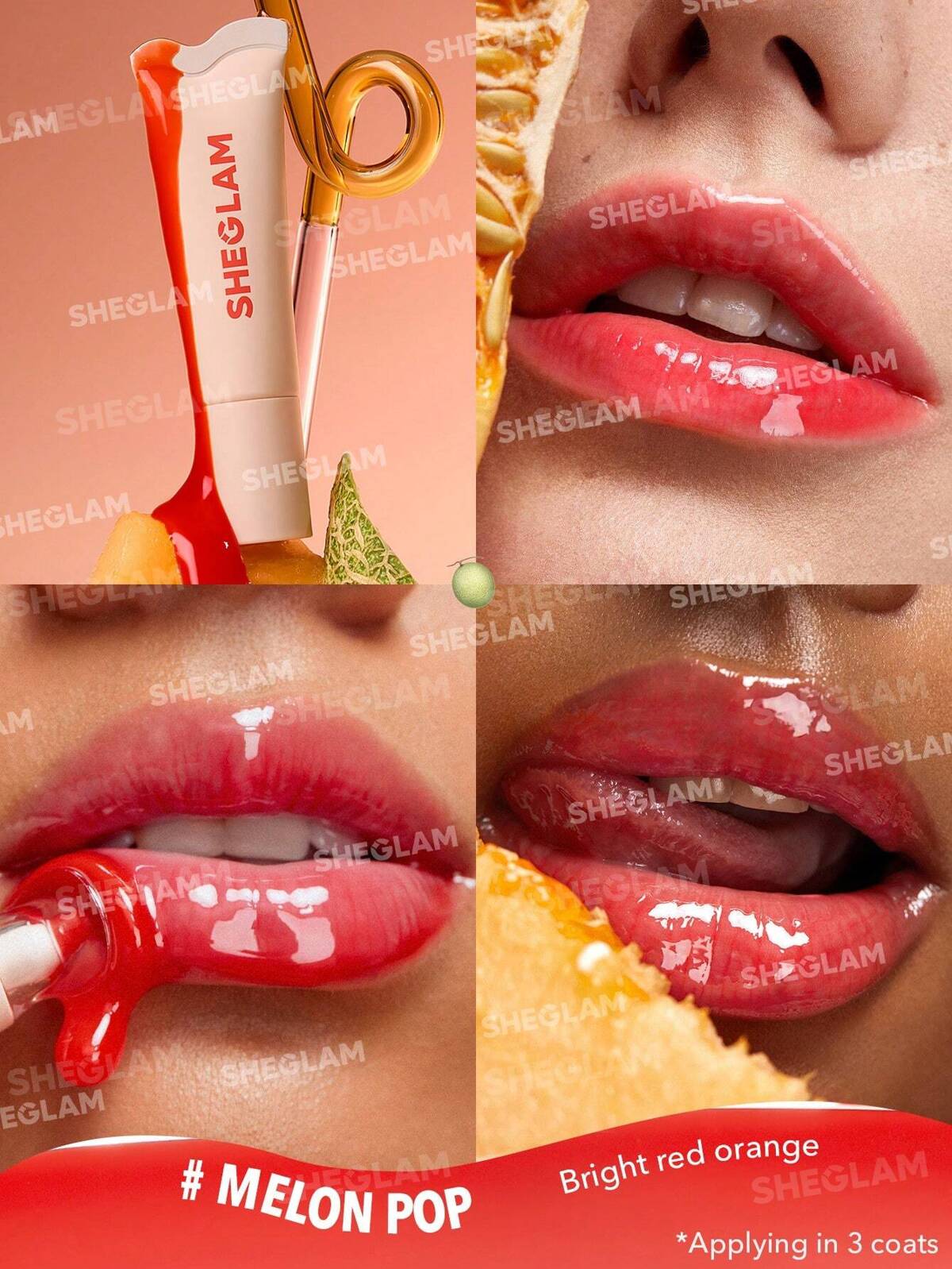Sheglam Lip Gloss – High Shine Hydrating Non-Sticky Glossy Lip Makeup