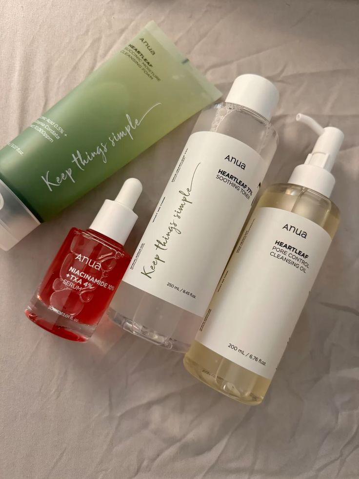 Anua Skincare Deal – Deep Cleansing & Brightening Routine Set