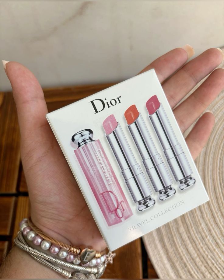Dior Lip Balm Trio – Hydrating & Nourishing Set of 3