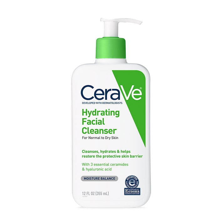 CeraVe Hydrating Facial Cleanser – Gentle Cleanser for Normal to Dry Skin