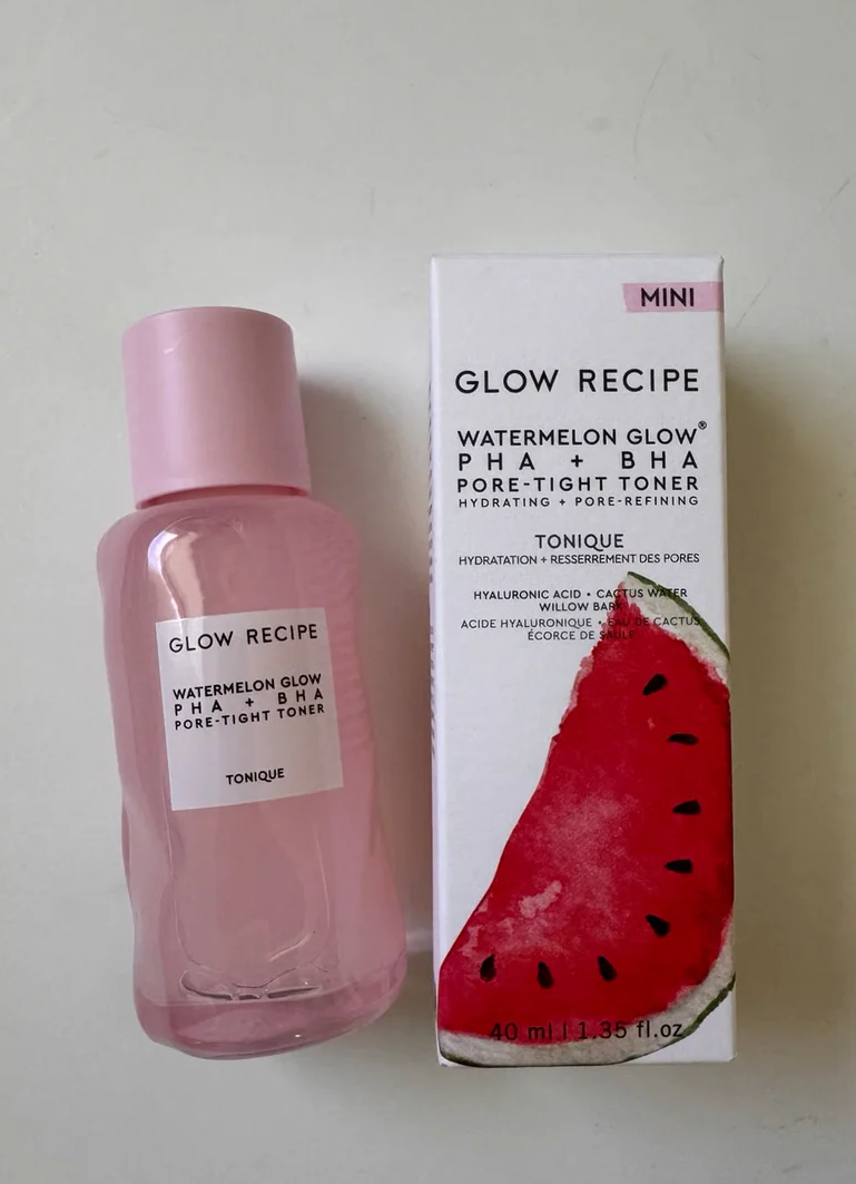 Glow Recipe Mini Watermelon Glow PHA + BHA Pore-Tight Toner – Smooth & Refine Pores